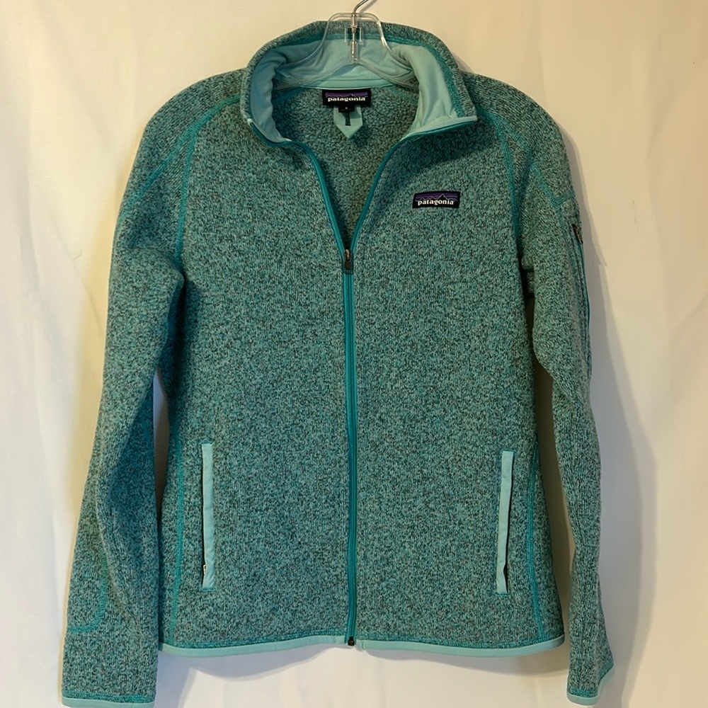 Patagonia Women’s Size Small Green Quarter Zip Pullover Sweatshirt Long Sleeve